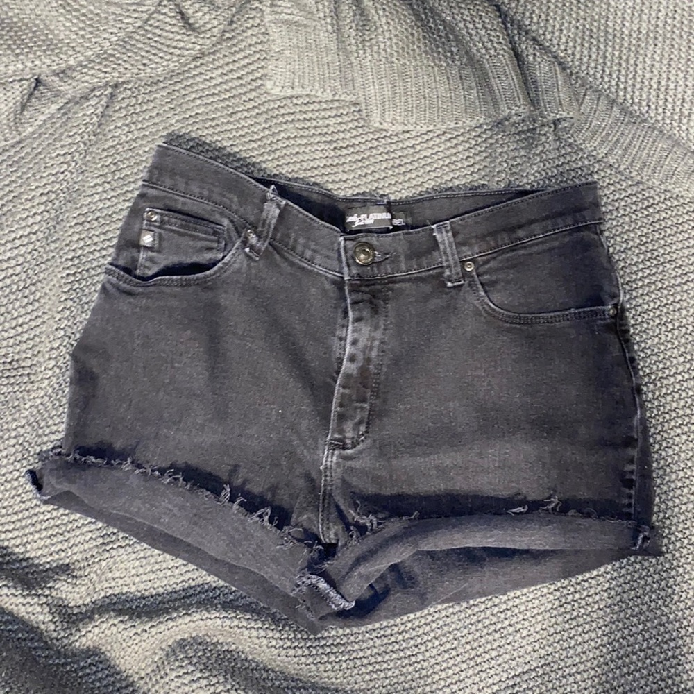 Black Vintage Lee Platinum Label Shorts